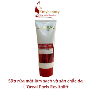 Sữa rửa mặt chống lão hóa Loreal Revitalift Milky Foam 100ml