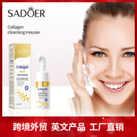 Sữa rửa mặt chống nhăn Collagen Mousse SADOER làm sạch sâu và dưỡng ẩm