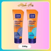 Sữa rửa mặt Clean & Clear Daily pore & Cleanser Deep action cleanser 100g kiểm soát dầu nhờn