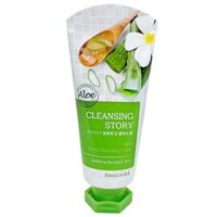 Sữa rửa mặt Cleansing Story Welcos chính hãng Hàn Quốc chiết xuất trà xanh, lô hội, nhân sâm 120g