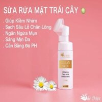 sữa rửa mặt cọ trái cây