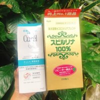 Sữa rửa mặt Curel và tảo vàng nội địa Nhật