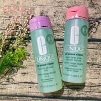 Sữa Rửa Mặt Dạng Gel Clinique All About Clean Liquid Facial Soap Oil 200ml