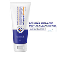 Sữa rửa mặt dạng gel Decumar Promax 100gr sạch mụn sáng da thâm mụn lâu ngày
