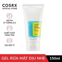 Sữa Rửa Mặt dạng Gel dịu nhẹ Cosrx Good Morning Low PH Cleanser. Làm sạch da, cân bằng PH, cung cấp ẩm cho da. 150ml