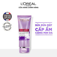 Sữa Rửa Mặt Dạng Gel L'Oreal Paris Revitalift Hyaluronic Acid Hydrating Giúp Sáng Mịn 100ml