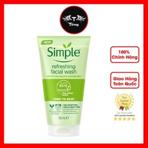 Sữa rữa mặt dạng gel - Simple Kind To Skin Refreshing Facial Wash Gel