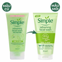 Sữa rửa mặt dạng Gel Simple Refreshing Facial Wash 150ml