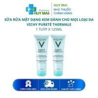 Sữa Rửa Mặt Dạng Kem Dành Cho Mọi Loại Da Vichy Pureté Thermale Tuýp 125ml
