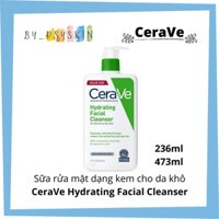 Sữa rửa mặt dạng kem dưỡng ẩm cho da thường đến khô Cerave Hydrating Cream To Foam Cleanser