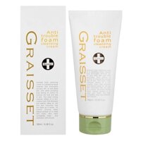 Sữa rửa mặt dành cho da dầu, da mụn Graisset Anti trouble foam cleansing cream