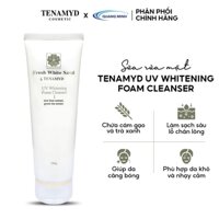 Sữa rửa mặt dành cho da khô và da nhạy cảm Fresh White Sand By Tenamyd UV Whitening Foam Cleanser 120ml