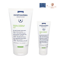 Sữa rửa mặt Dành cho da mụn trứng cá ISIS PHARMA TEEN DERM GEL 150ml