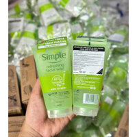 sữa rửa mặt dành cho da mụn Simple