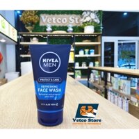 Sữa Rửa Mặt Dành Cho Nam Nivea Men Protect & Care Refresing Face Wash 150ml