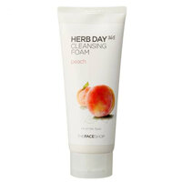 Sữa Rửa Mặt Đào Herb Day 365 Cleansing Foam Peach 170ml