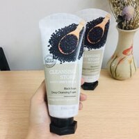 Sữa Rửa Mặt Đậu Đen Kwailnara Black Bean Cleansing Foam 120ml