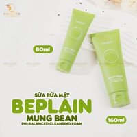 SỮA RỬA MẶT ĐẬU XANH BEPLAIN MUNG BEAN pH-BALANCED CLEANSING FOAM