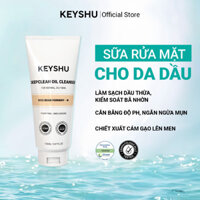 Sữa Rửa Mặt Deepclean Oil Cleanser KEYSHU Làm Sạch Bụi Bẩn Bã Nhờn Cho Da Dầu Và Da Thường 150ml