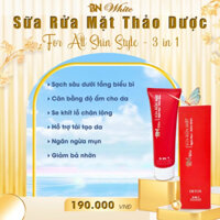 Sữa Rửa Mặt Detox 3in1 BN WHITE giúp ngăn ngừa mụn (120ml)