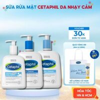Sữa Rửa Mặt Dịu Lành Cho Da Nhạy Cảm Cetaphil Oily Skin Cleanser 500ml, Da Dầu Mụn,Da Khô Nhạy Cảm