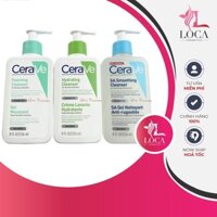 Sửa rửa mặt dịu nhẹ CeraVe Foaming/Hydrating Facial Cleanser/ SA Smoothing Cleanser
