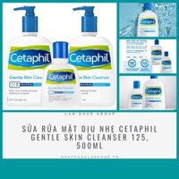 Sữa rửa mặt dịu nhẹ Cetaphil Gentle Skin Cleanser 125, 500ml