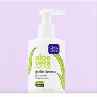 Sữa rửa mặt dịu nhẹ Clean & Clear Aloe Vera dành cho da dễ mụn và nhạy cảm