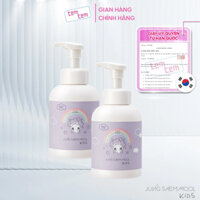Sữa rửa mặt dịu nhẹ dành cho da mặt & cơ thể trẻ em Jungsaemmool Kids Mild Bubble Foam Facial & Body 450ml