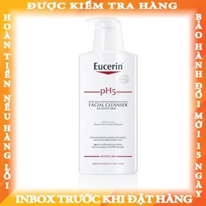 Sữa rửa mặt dịu nhẹ Eucerin pH5 Facial Cleanser Sensitive Skin 400mL