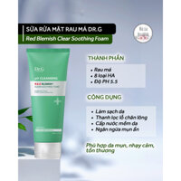 Sữa rửa mặt DR.G RED BLEMISH CLEAR SOOTHING FOAM