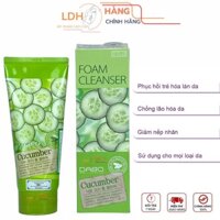 Sữa Rửa Mặt Dưa Leo Trắng Mịn Da Dabo Cucumber Foam Cleanser Hàn Quốc 180ml