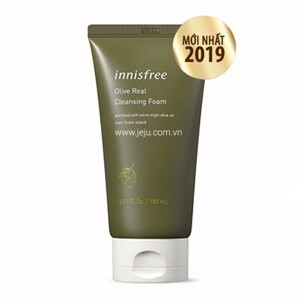 Sữa rửa mặt dưỡng ẩm chuyên sâu Olive Real Cleansing Foam Innisfree 150ml
