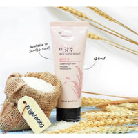 Sữa rửa mặt dưỡng ẩm, sáng da - The Face Shop Rice Water Bright Cleansing Foam