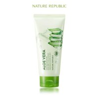 SỮA RỬA MẶT DƯỠNG ẨM SOOTHING & MOISTURE ALOE VERA FOAM CLEANSER 150ML - NATURE REPUBLIC