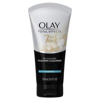 Sữa rửa mặt dưỡng da chống lão hoá 7 trong 1 Olay Total effects Revitalizing Foaming Cleanser 150ml của Mỹ