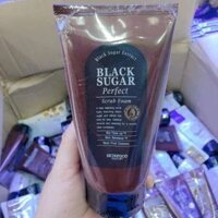 Sữa rửa mặt đường đen Black Sugar Perfect Scrub Foam - Skinfood