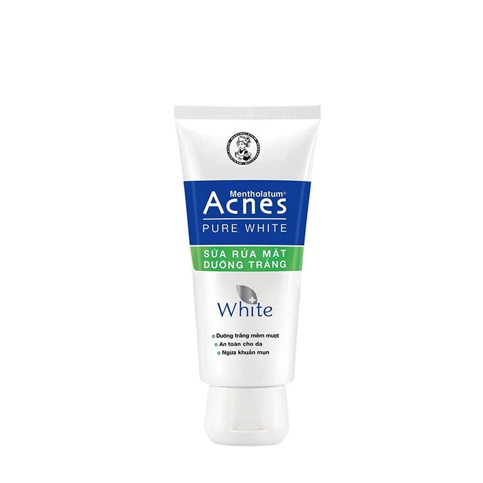 Sữa rửa mặt dưỡng trắng Acnes Pure White 50g