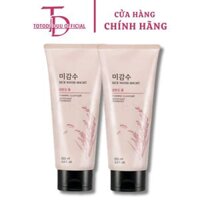 Sữa rửa mặt gạo Hàn Quốc 150ml the Face Shop Rice Water Bright Cleansing Foam làm sạch da dịu nhẹ lành tính