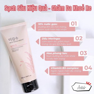Sữa rửa mặt gạo Rice Water Bright Cleansing Foam The Face Shop