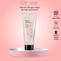 Sữa rửa mặt gạo trắng da THE FACE SHOP Rice Water Bright Facial Foaming Cleanser 150ml BECHAN sansan cosmetic