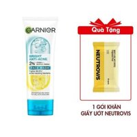Sữa Rửa Mặt Garnier Hỗ Trợ Giảm Mụn, Dưỡng Sáng Da Bright Complete Anti-Acne Foam 50ml
