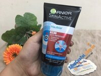 Sữa rửa mặt Garnier Skinactive 3 in 1 với 3 tác dụng: Làm sạch; Tẩy da chết; Mặt nạ cho da hết mụn, sáng sạch