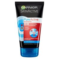 Sữa rửa mặt Garnier Skinactive Hautklar 3 in 1 Anti – Mitesser giảm mụn đầu đen của Đức tuýp 150ml