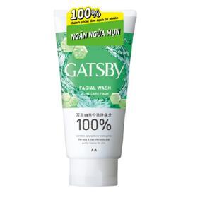 Sữa rửa mặt Gatsby Acne Care Foam