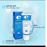 Sữa rửa mặt giảm mụn Medicos Deep Cleanser 60gr