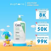 Sữa rửa mặt giúp làm sạch sâu dành cho da dầu Cerave Foaming Facial Cleanser 473ml
