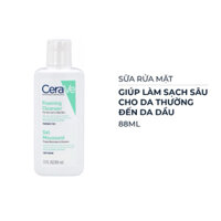 Sữa rửa mặt giúp làm sạch sâu dành cho da dầu CeraVe Foaming Facial Cleanser 88ml