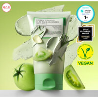 Sữa rửa mặt gói đất sét cà chua xanh hoàn toàn thuần chay 120ml-OLIVE YOUNG số 1