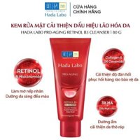 Sữa Rửa Mặt Hada Labo Cải Thiện Nếp Nhăn, Lão Hóa Da Pro Anti Aging Lifting Cleanser 80g